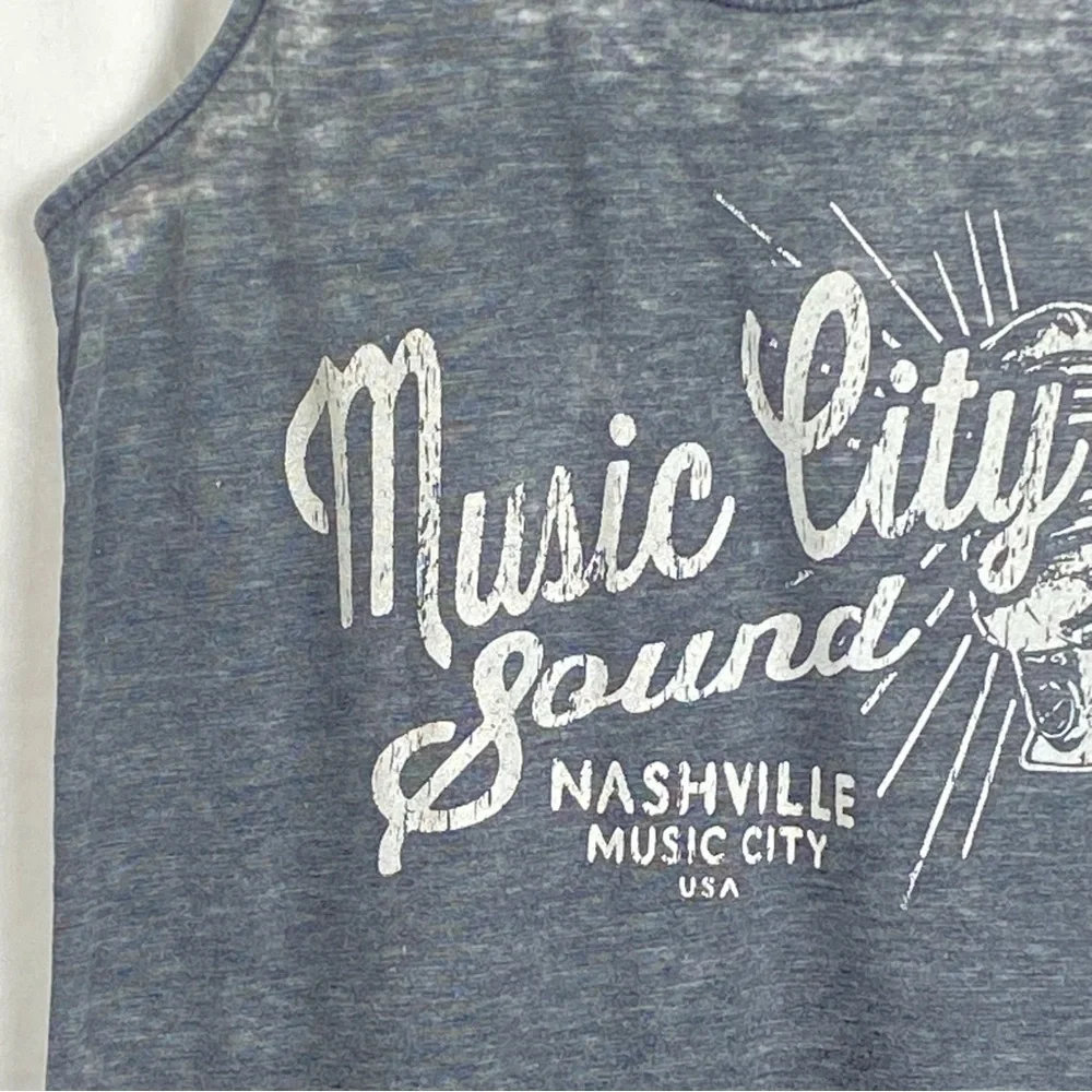 Legacy Vintage Look Graphic Nashville Music City Sound Tank Top Size Small - Picture 8 of 16